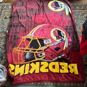 NFL Redskins Fleece Blanket - Red and Yellow